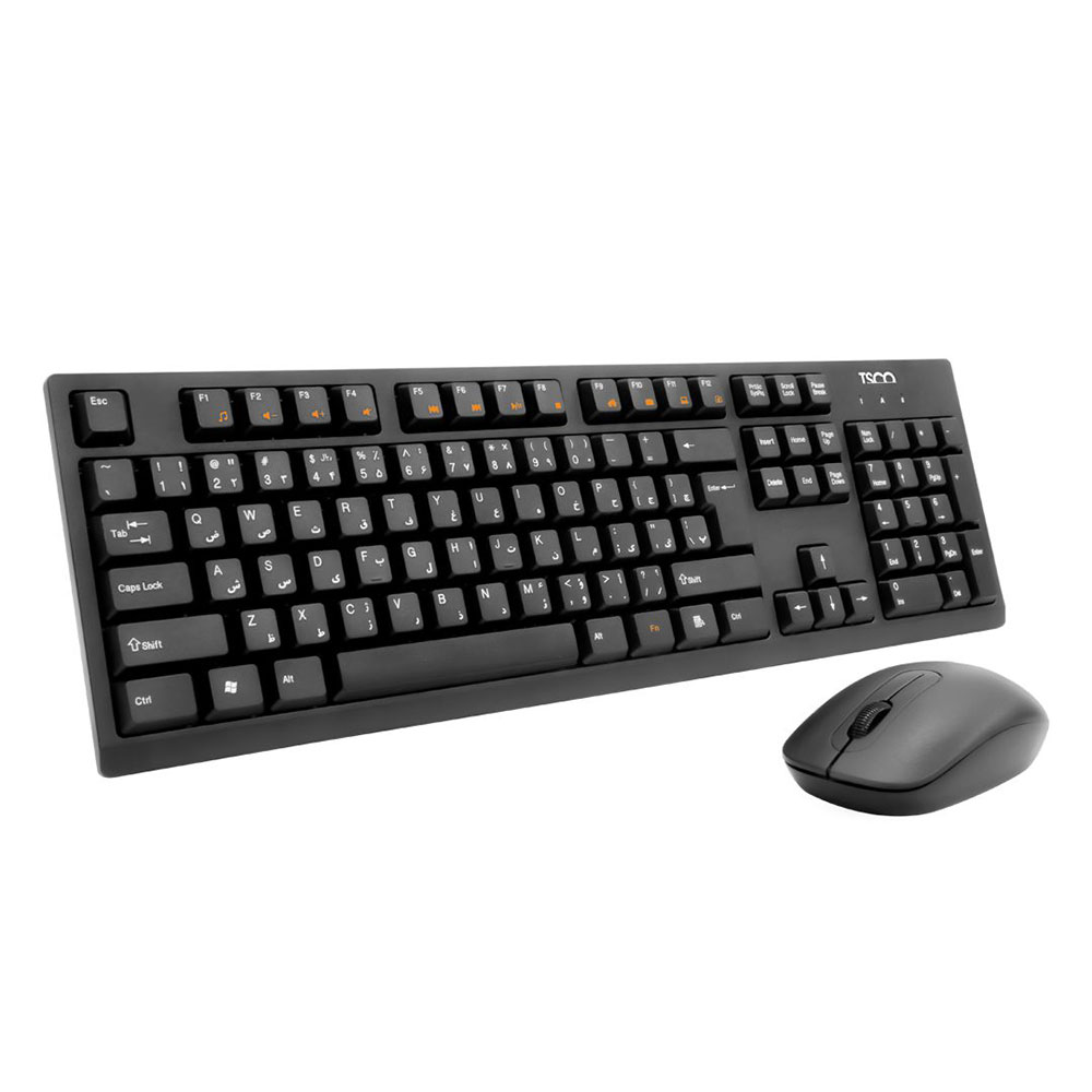 ست ماوس و کیبورد بی سیم تسکو مدل TKM7019W