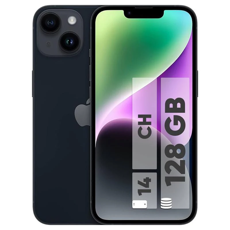گوشی موبایل اپل مدل iPhone 14 CH دوسیم کارت ظرفیت 128GB رم6GB رجیستر شده نات اکتیو