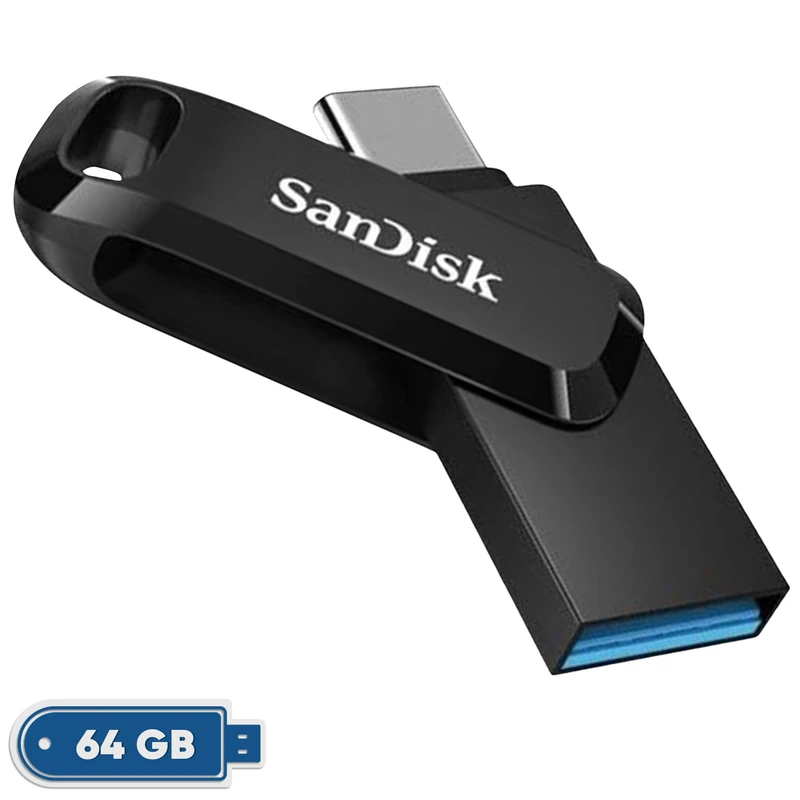 فلش مموری سن دیسک Ultra Dual Drive GO USB 3.2  ظرفیت 64 گیگابایت