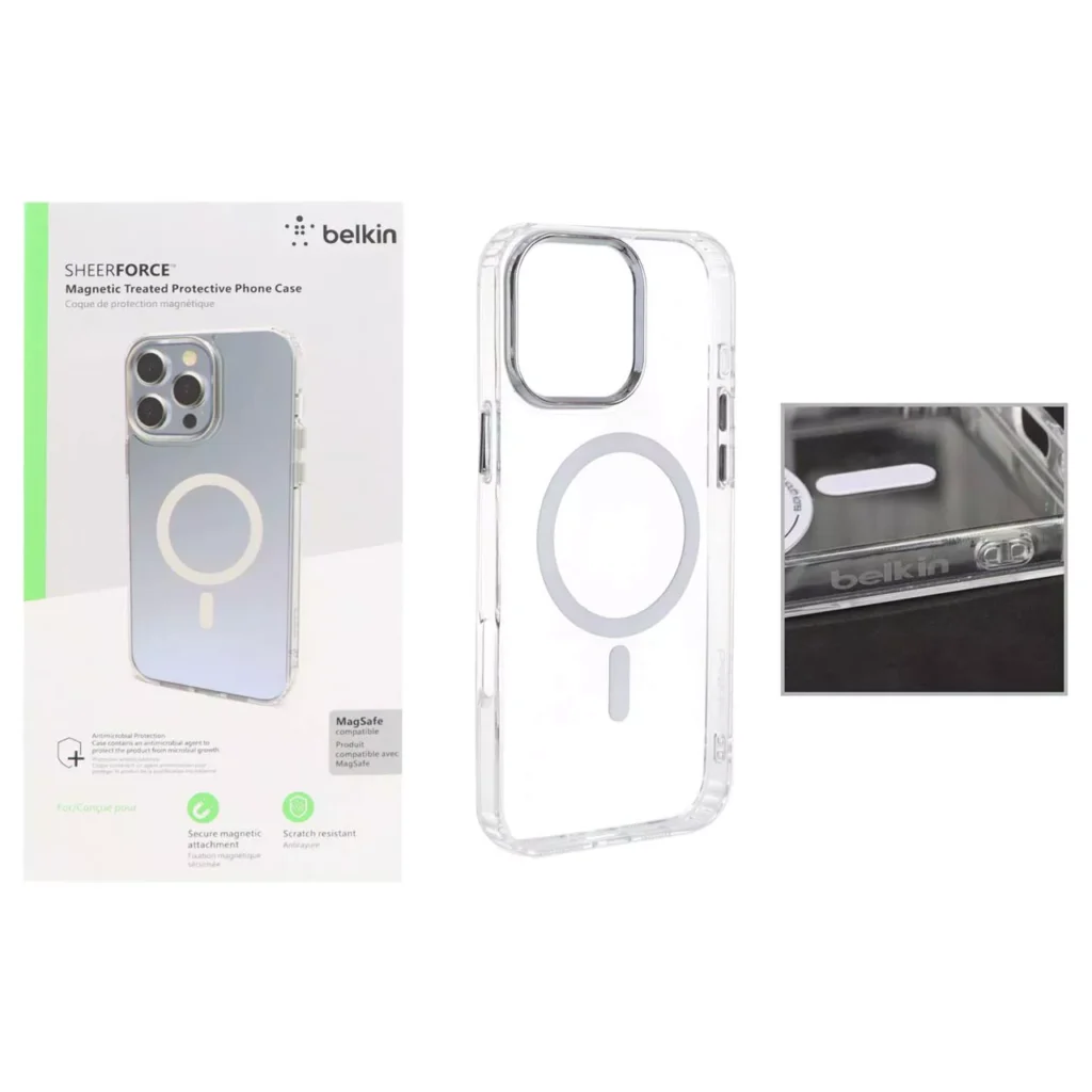 قاب belkin شفاف Magsafe مدل Apple iPhone 16 Pro Max