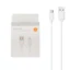 کابل شارژ فست Xiaomi Type-C 6A - سفید - اصل