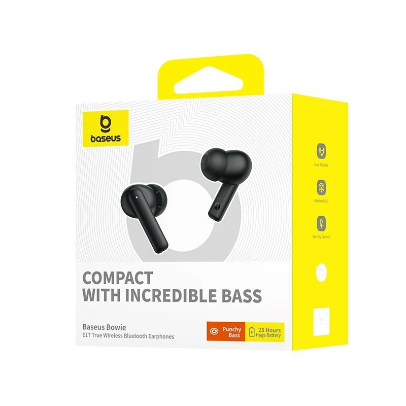 ایرفون بی سیم Baseus مدل Compact Bowie E17 با گارانتی 24 ماهه آونگ